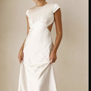 Billy J maxi dress, champagne